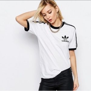 Adidas Originals 3 Striped T- Shirt